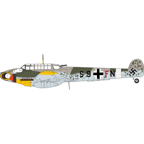 Messerschmitt Bf 110G - II./ ZG 1 Wespe Montecorvino Italy 1943 AC155