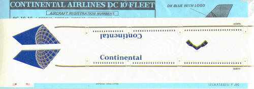 Douglas DC10 (Continental)  PF200/15