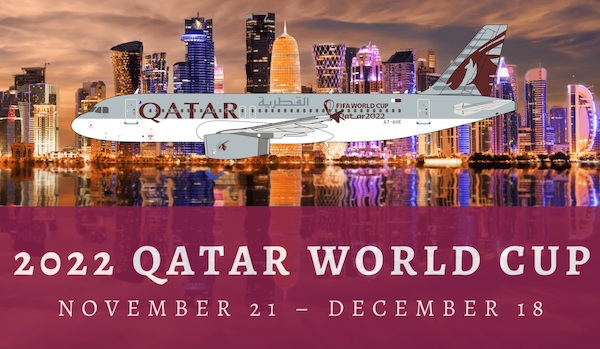 Airbus A320 Qatar Airway 2022 Qatar World Cup A7-AHE 202242