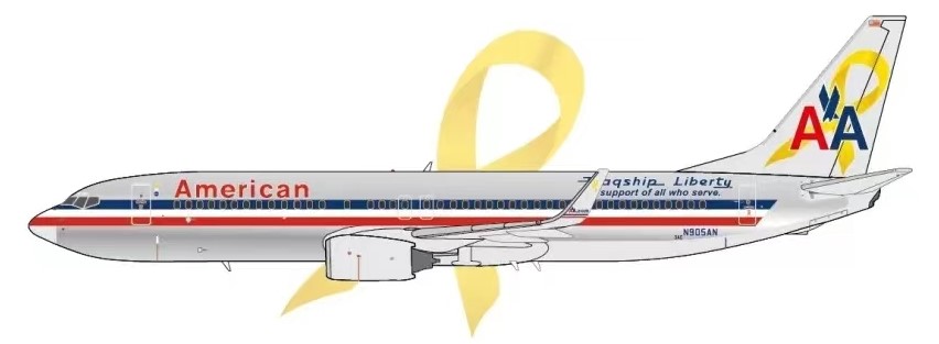 Panda Model C0028 Boeing 737-800 American Airlines N905AN