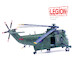 Westland Sea King HC.4,  ZA290, 'VC' of 846 Naval Air Squadron, Royal Navy 'Operation Mikado' Chile.18 May.1982  14008LE