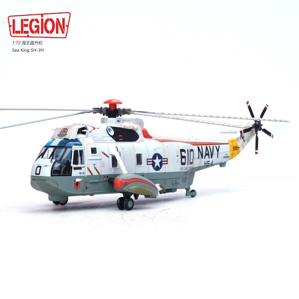 Sikorsky SH-3H US Navy 149899/NL-610 USS Carl Vinson CVW-15 BLACK KNIGHTS HS-4 (very limited stock found) 14055LE