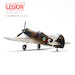 P-40C (Hawk 81A-2) P-8178 1st PS (Pursuit Squadron) "Adam and Eve", AVG (American Volunteer Group), Serial 5, Charles R.Bond, Loiwing China April 1942 Flying Tigers  14623LB