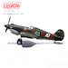 P-40C (Hawk 81A-2) P-8127 3rd PS (Pursuit Squadron) "Hell's Angels", AVG (American Volunteer Group) Serial 47, Robert T.Smith, China June 1942 Flying Tigers re-release with NEW IMPROVED TOOLING