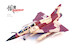 Mirage 2000D French Air Force Armée de l'Air 652/3-XN 133 'Couteau Delta'