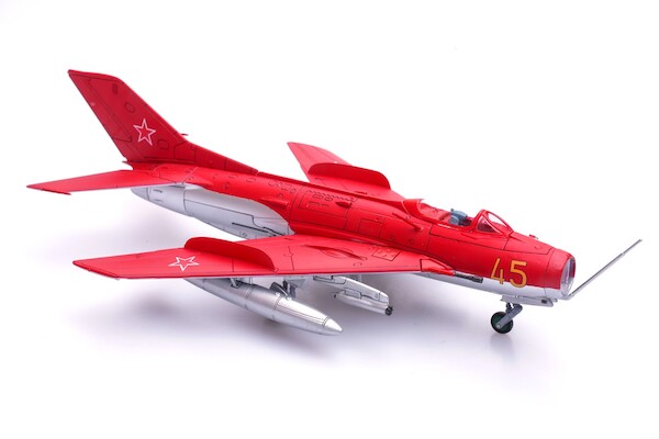 Mikoyan-Gurevich MIG-19S Farmer C, Yellow 45VVS Display Team, Soviet AF, Kubinka AB,1960 Missing antenna  14642PA-PART