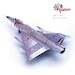 Mirage IIIC 91/2-ED FAF French Air Force Armée de l'Air E.C. 1/2 "Cigognes", Dijon-Longvic Air Base, France, 1967 14648PA