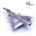 Mirage IIIC 91/2-ED  FAF French Air Force Armée de l'Air E.C. 1/2 "Cigognes", Dijon-Longvic Air Base, France, 1967  14648PA