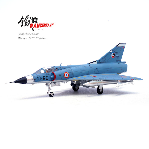 Mirage IIIC FAF French Air Force Armée de l'Air 30/10-RE, EC 2/10 "Seine", Creil Air Base, France, May 1978 14648PC