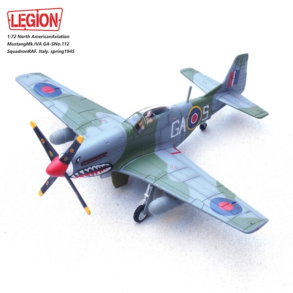 North American Mustang Mk.IVA GA-S No.112 Squadron RAF, Italy, spring 1945  14663LD