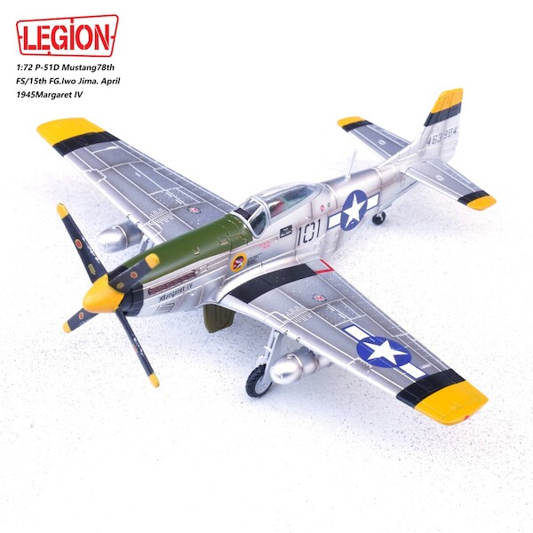 North American P-51D Mustang 78th FS/15th FG, Iwo Jima, April 1945 Margaret IV 14663LF