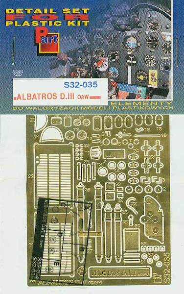 Detailset Albatros DIII (OAW) (Roden) S32035