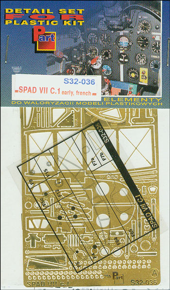 Detailset SPAD VII C.1 early, French (Roden) S32036