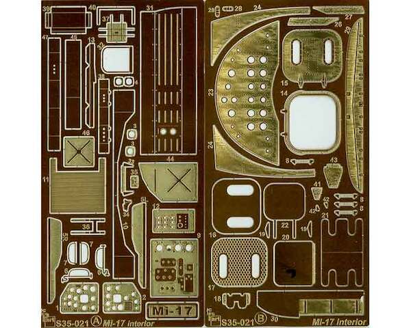 Detailset Mil Mi8/17 Hip Interior (Trumpeter)  S35021