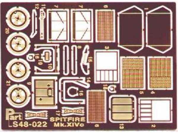 Spitfire MKXIVc Exterior (Academy) S48022