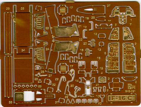 GD F16C Fighting Falcon (Hasegawa) S48031