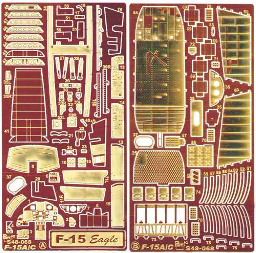 Detailset F15A/C Eagle (Cockpit)   (Tamiya)  S48068