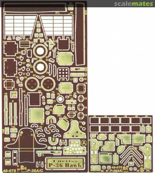 Curtiss P36 Hawk (Academy/Minicraft)  S48075