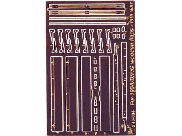 Wooden Flaps FW190A/D/F/G S48084