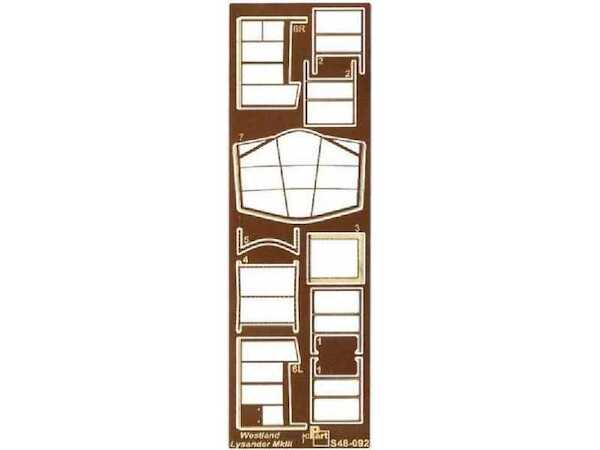 Westland Lysander MKIII Canopy Frames (Gavia) S48092