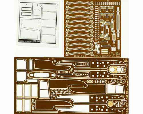 Detailset Savoia Marchetti SM79 Sparviero Exterior (Trumpeter) S48121
