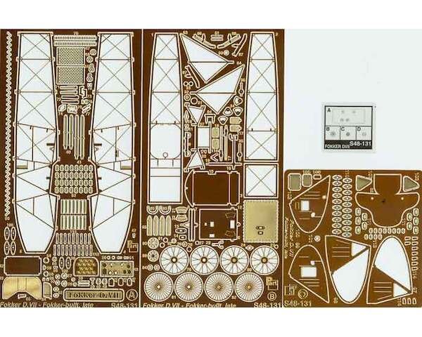 Detailset Fokker DVII (late) (Roden)  S48131