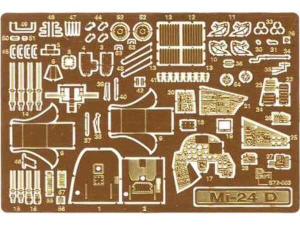 Mil Mi24D Hind (Revell/Italeri) Cockpit S72-003