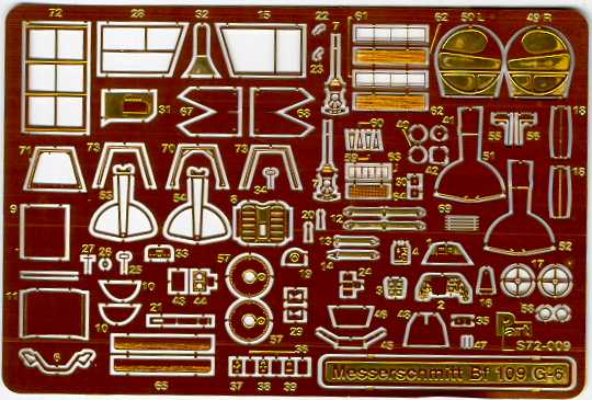 Messerschmitt BF109G-2 (Italeri)  S72-009