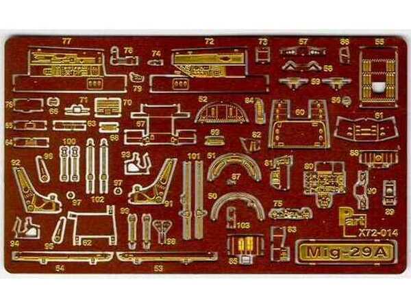 Mikoyan MiG29A Fulcrum (Italeri) Interior  S72-014