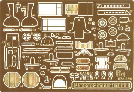 Messerschmitt BF109B (Heller)  S72-054