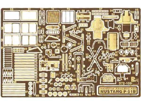 North American P51B Mustang (Academy)  S72-100