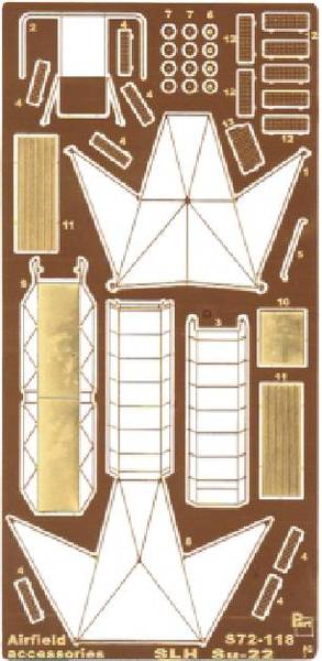 Airfield accessories for the Su22 (Italeri) No1 S72-118