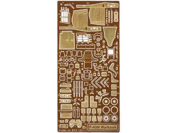 Curtiss P40M Warhawk (Academy, Hasegawa)  S72-123