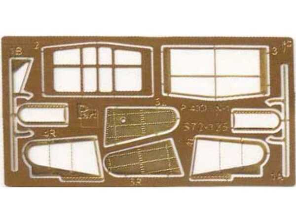 Canopy Frames Curtiss P40D/N S72-125