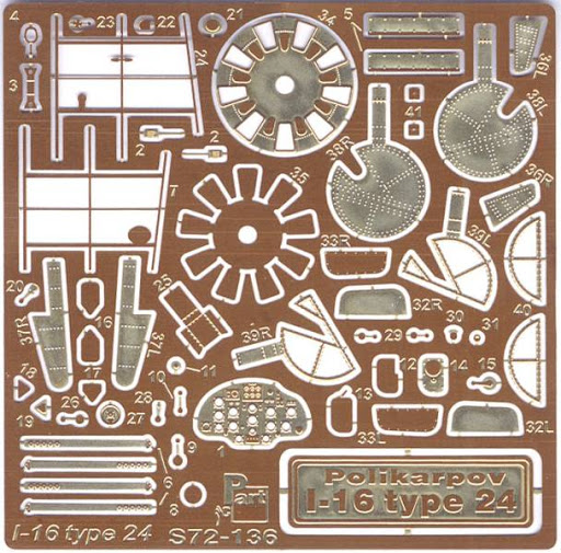 Polikarpov I-16 Type 24 (ICM)  S72-136