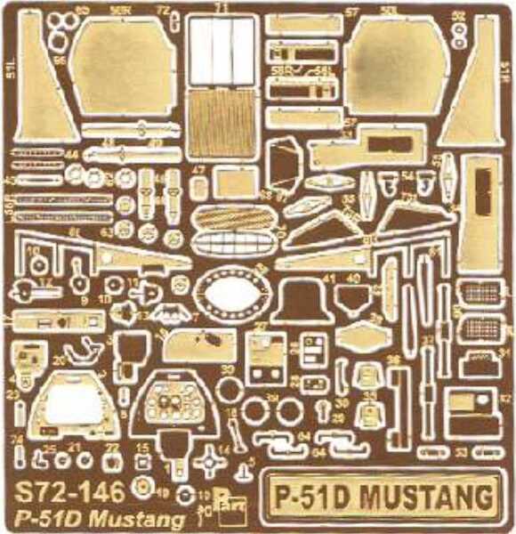 P51D Mustang  (Tamiya)  S72-146