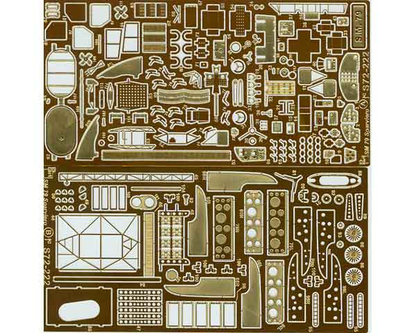 Detailset Savoia Marchetti SM79 Sparviero (Italeri)  S72-222