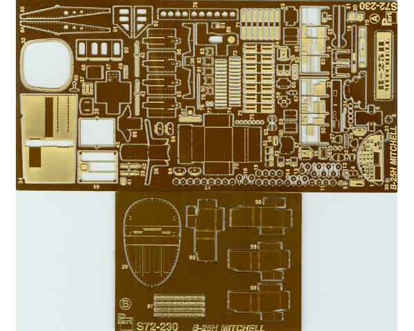 Detailset B25H Mitchell (Hasegawa)  S72-230