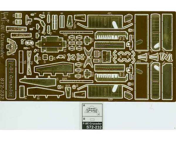 Detailset F8E Crusader (Academy)  S72-232