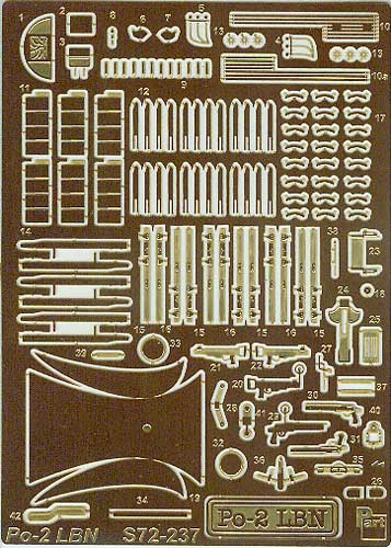 Detailset Polikarpov Po2LBN (Kopro)  S72-237