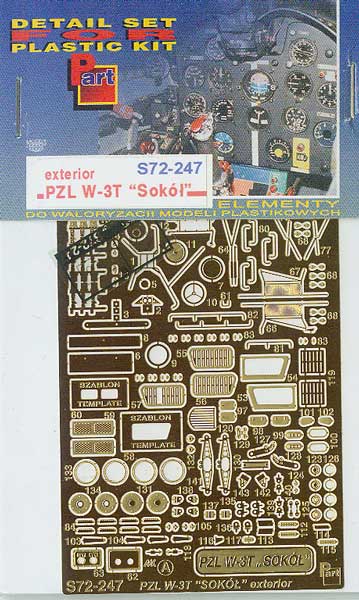 Detailset PZL W2T Sokol Exterior (AJ Model)  S72-247