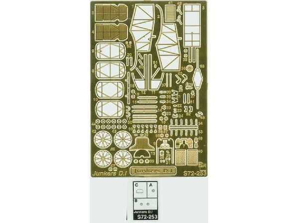 Detailset Junkers D1 (Roden)  S72-253