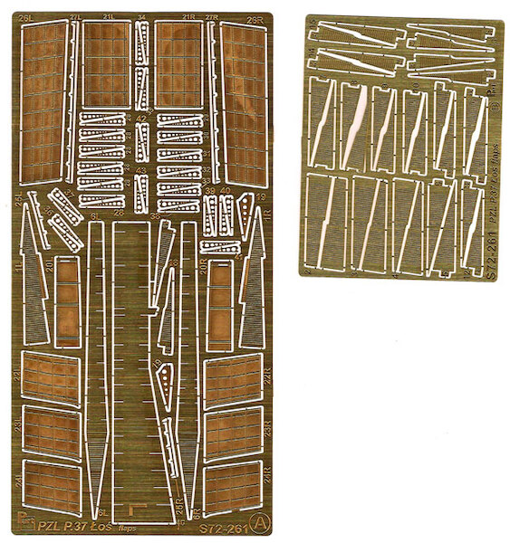 Detailset PZL P37 Los Flaps (IBG) S72-261