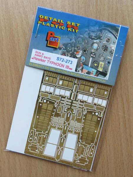 Detailset Hawker Typhoon MK1b Gun and ammo bays Flaps (Airfix) S72-273