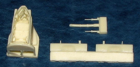 Harrier nosewheel bay (Hasegawa) u48-29