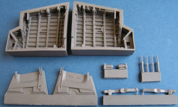 BAC Canberra Main wheel wells (Airfix) u48-33