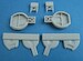 Vampire FB MK9 Main wheel wells and doors (Trumpeter) PAV-U48042