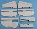 Douglas TBD Devastator, correct tailplane, elevators and rudder (Great Wall Hobbies) PAV-U48049