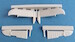 Beaufighter MKX Tailplanes, Late (Airfix) pav-U72170