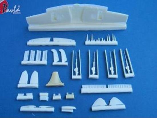 Supermarine Spitfire MKVc wing set, Control Surfaces and armament  U72-51